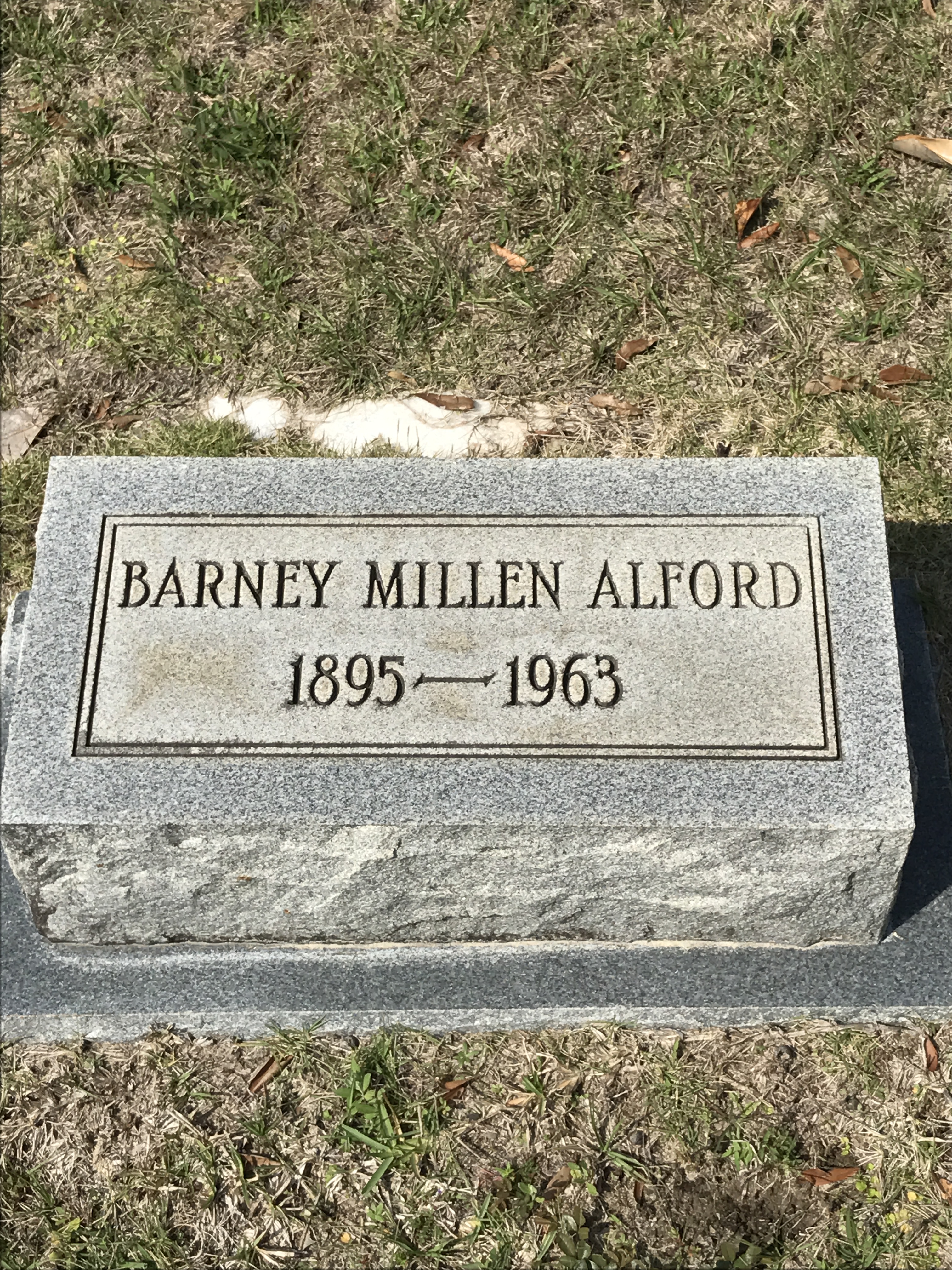 Barney Millen Alford